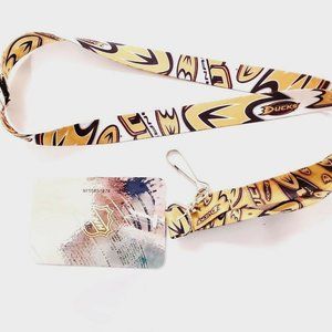 ANAHEIM DUCKS NHL LANYARD DOUBLE SIDED WITH CLIP